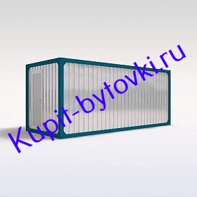 Блок контейнер для строителей торцевой БК-02 6,0х2,4х2,5 (эконом)
